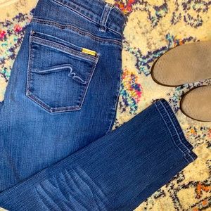 WHBM Slim Crop Jeans